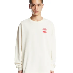 Air Jordan x Levi's T-Shirt Stampata Bianca